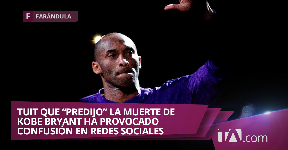 Tuit Que Predijo La Muerte De Kobe Bryant Ha Provocado Confusión En