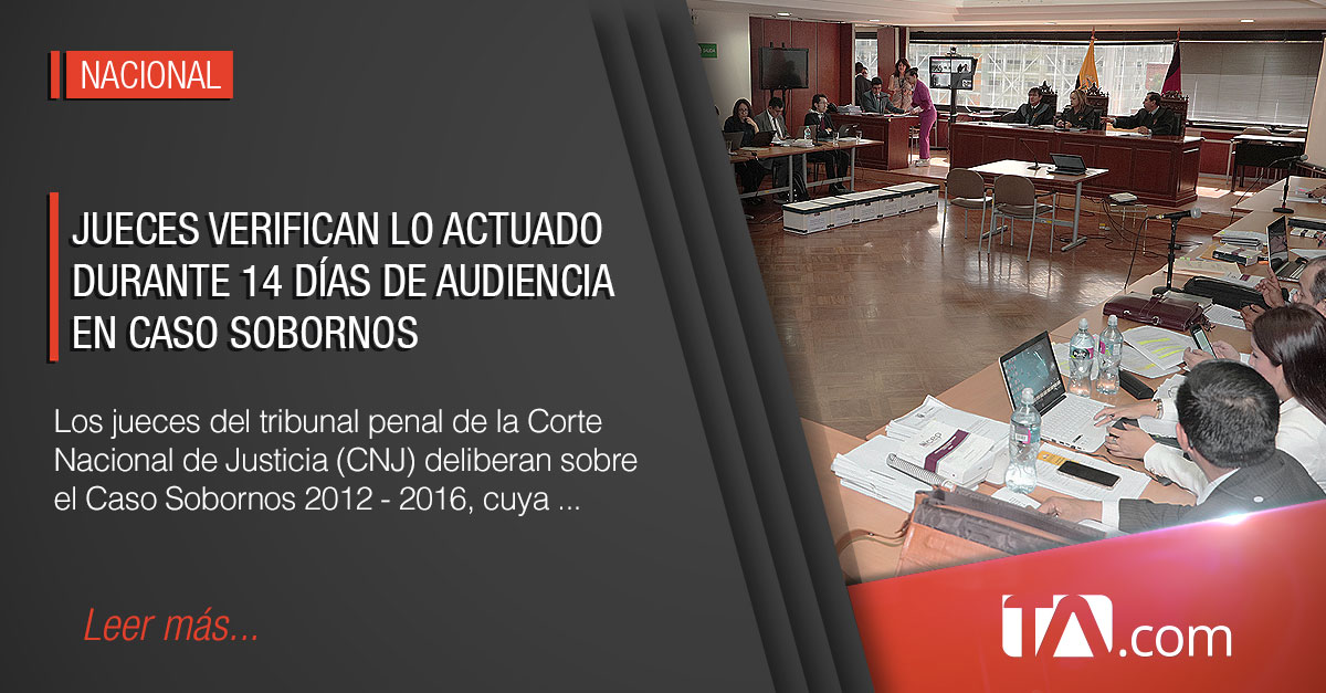 Jueces Deliberan Sobre El Caso Sobornos 2012 - 2016