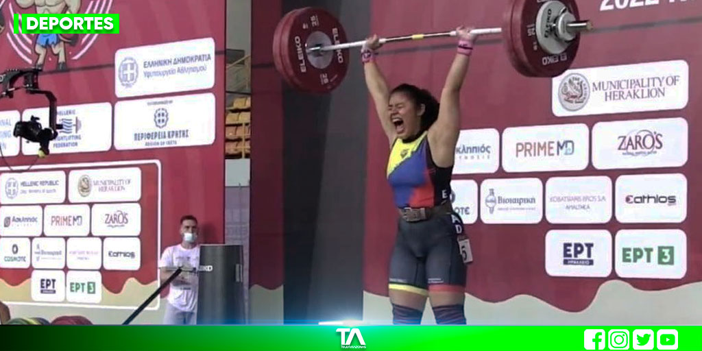 Bella Paredes Es Campeona Mundial Juvenil En Pesas