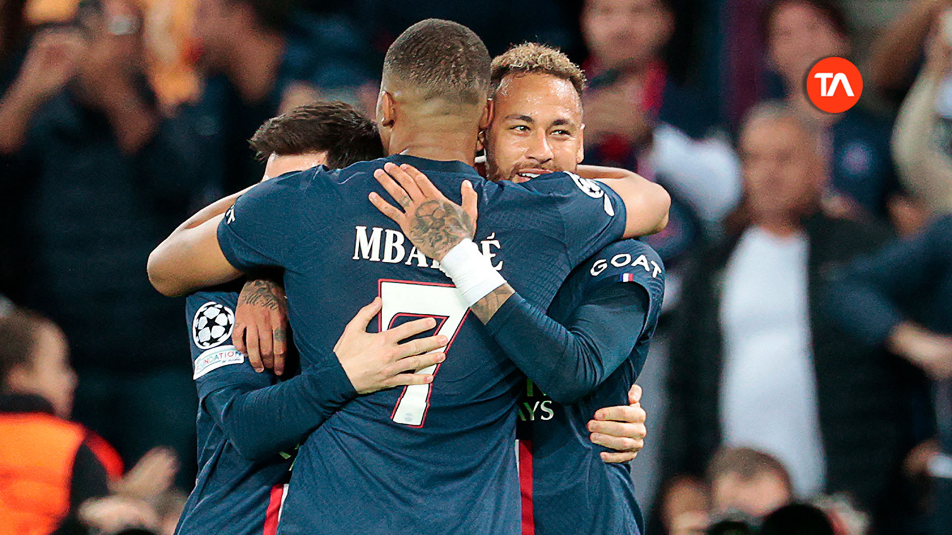 Festival de goles del PSG en la Champions con clasificatoria a octavos