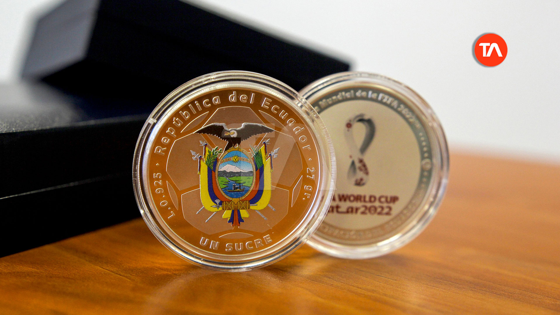 Moneda conmemorativa por participación de Ecuador en el Mundial