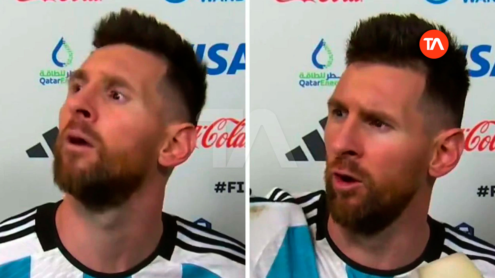 Lionel Messi Se Enfada Tras Finalizar El Partido Contra Países Bajos 1880