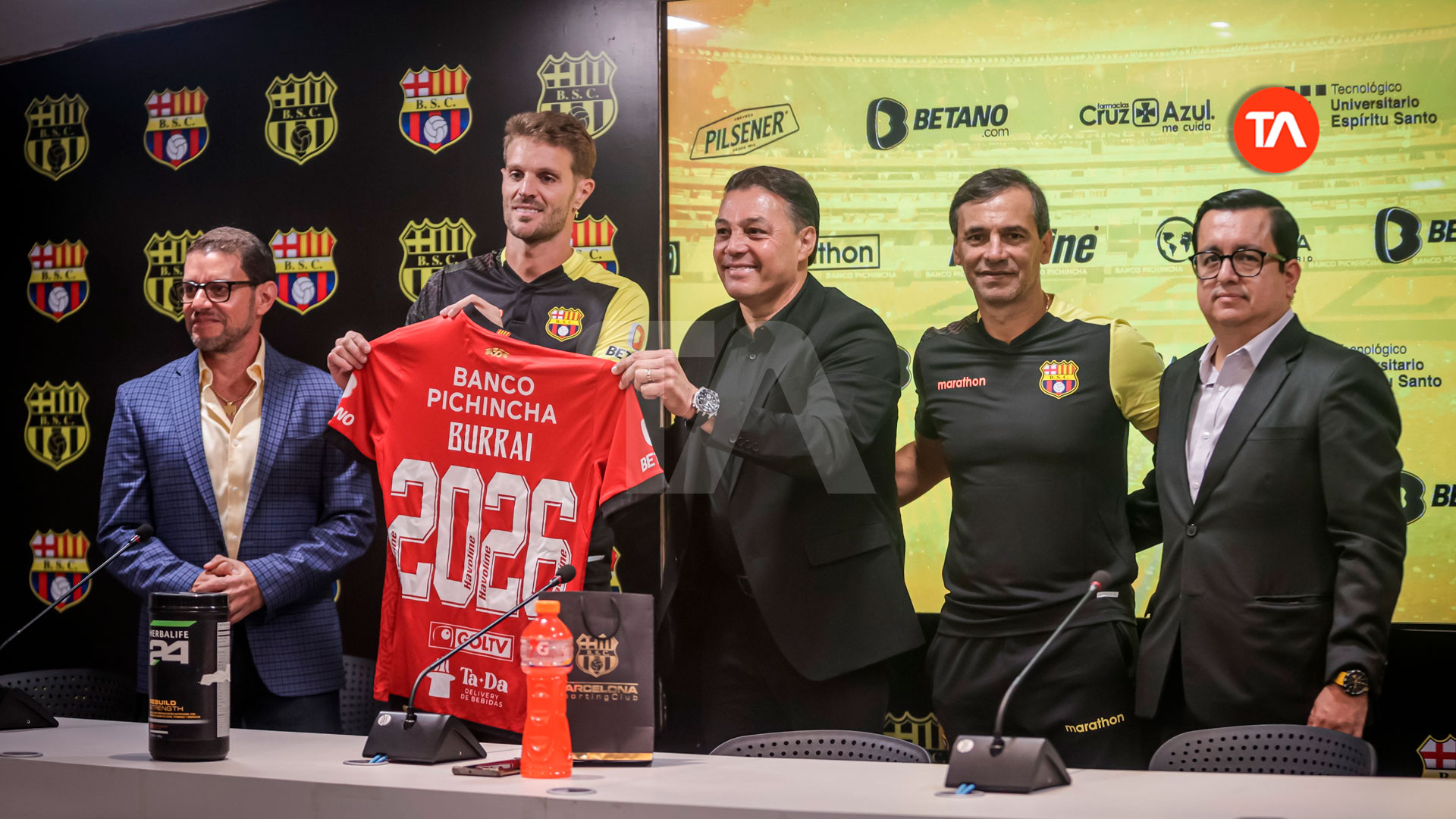 Javier Burrai Extendió Su Contrato Con Barcelona Sc Hasta 2026