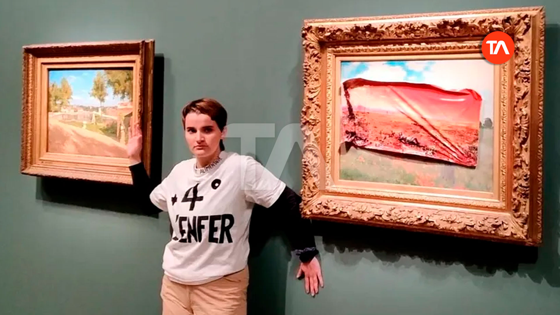 Detenida Una Activista Por Vandalizar Un Cuadro De Monet En París