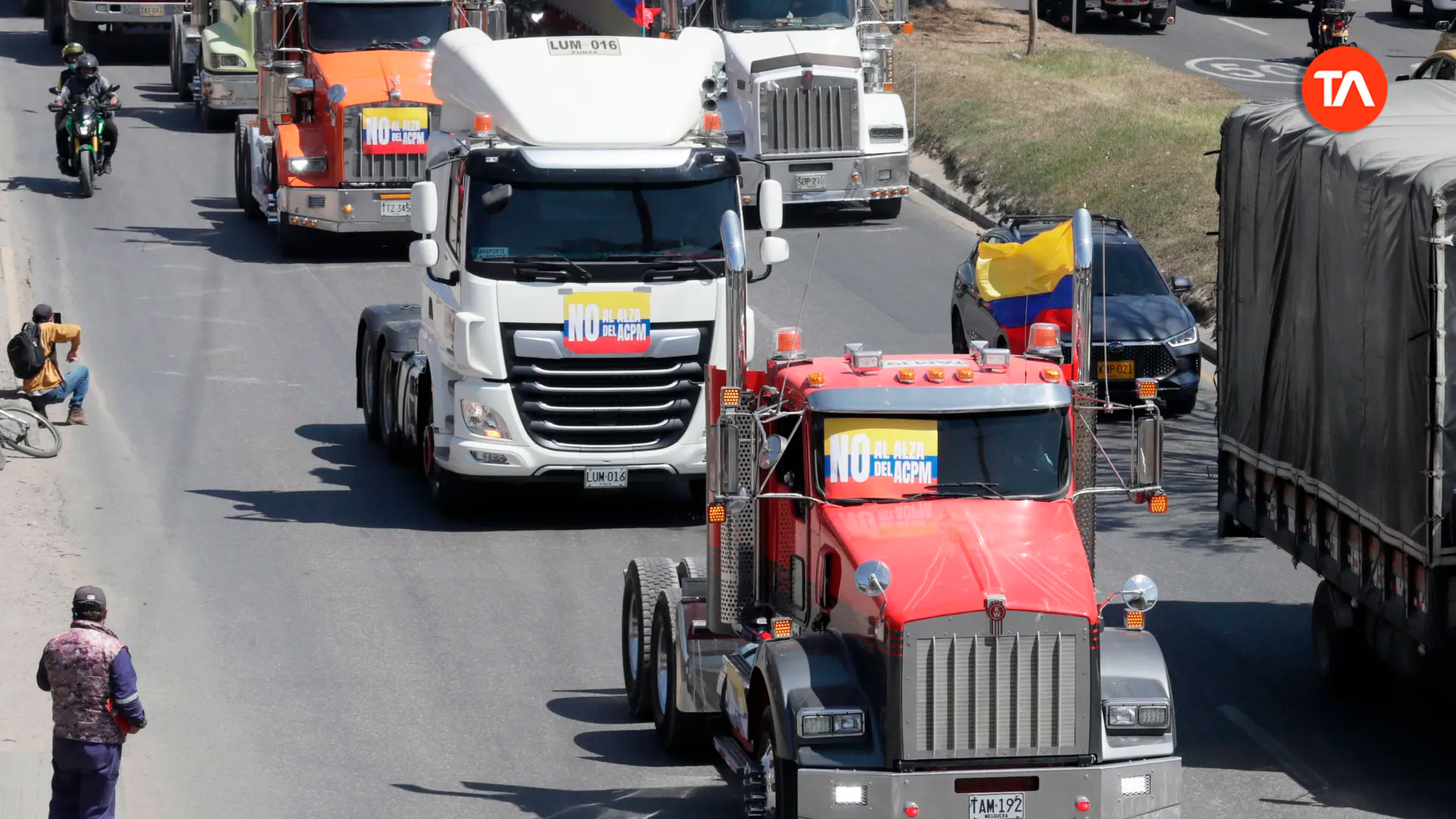 Camioneros levantan paro en Colombia tras acuerdo con el Gobierno